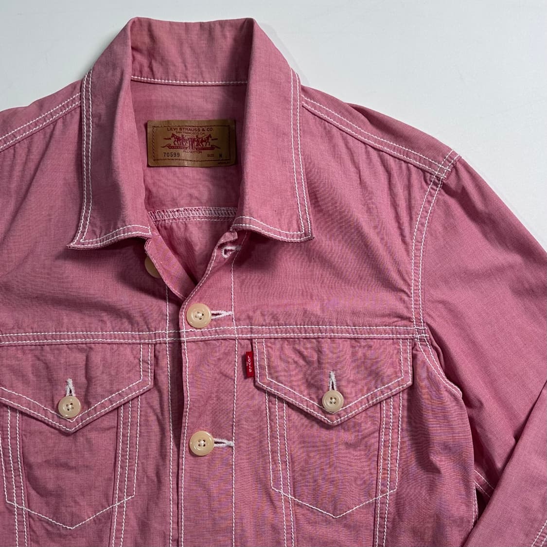 리바이스 핑크 트러커 자켓  상품이미지3