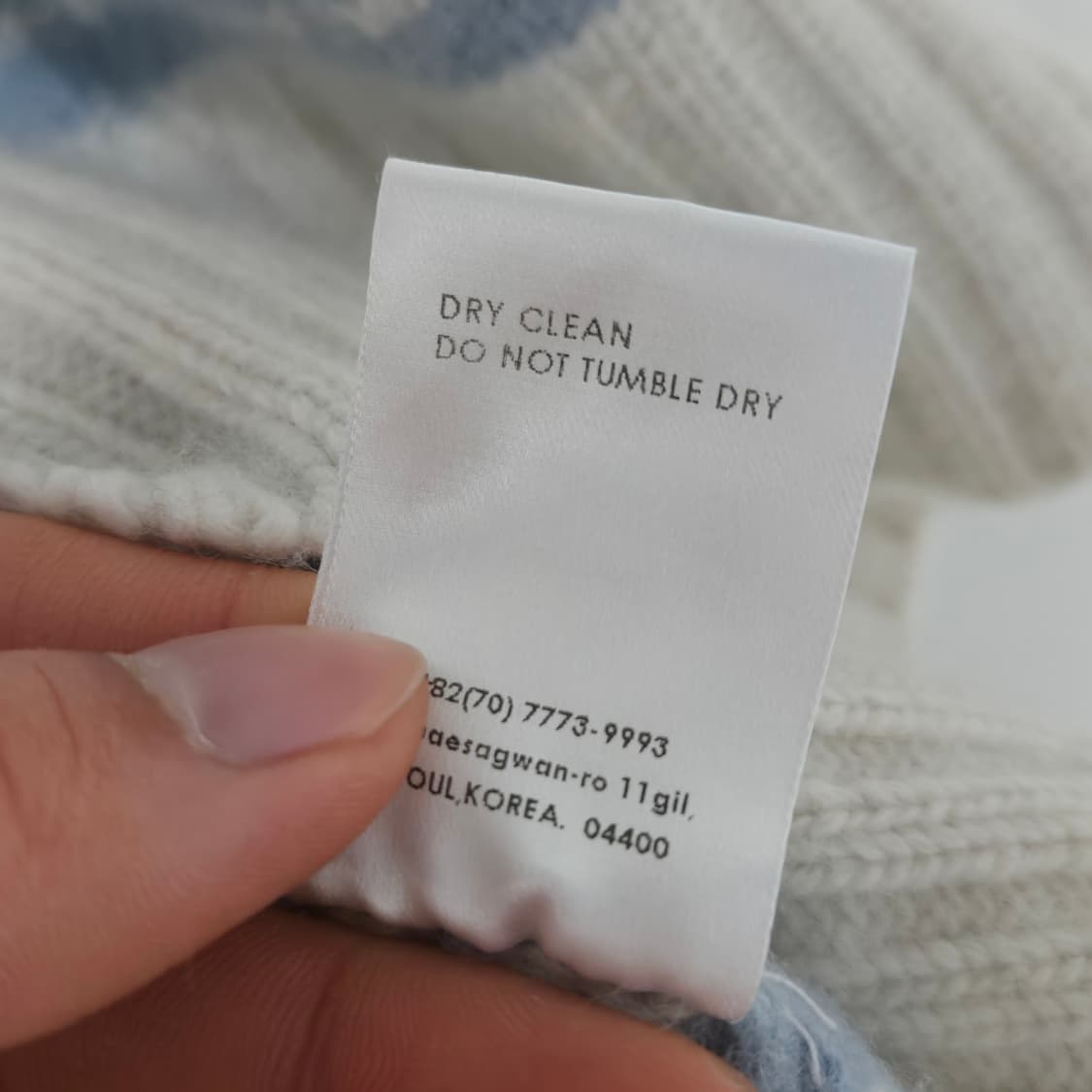 마르디메크르디 캐시미어 혼방 브이넥 니트 / 여성 니트/ 여자 니트 상품이미지5