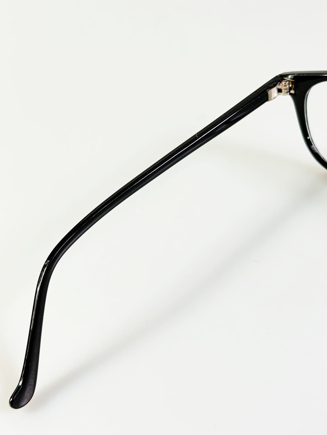 90s 블랙 뿔테 오벌 프레임 빈티지 안경 상품이미지7