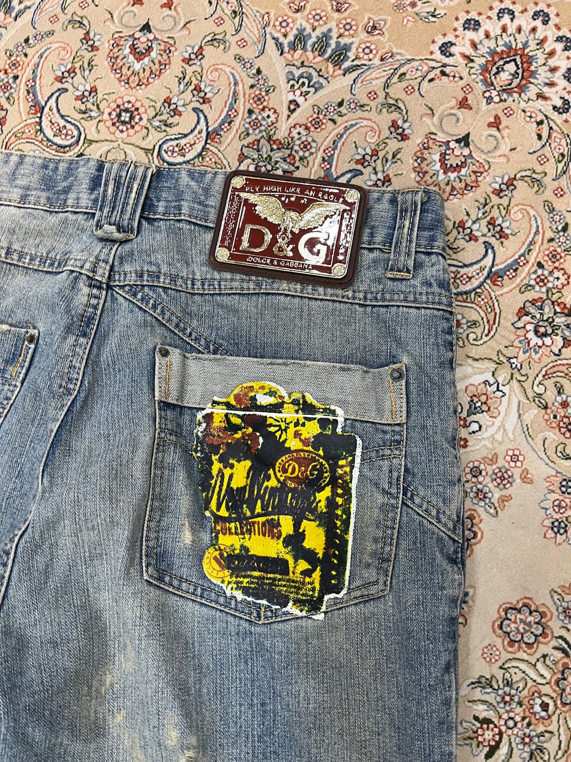 돌체앤가바나 00s 디스트로이드 데님팬츠 상품이미지9