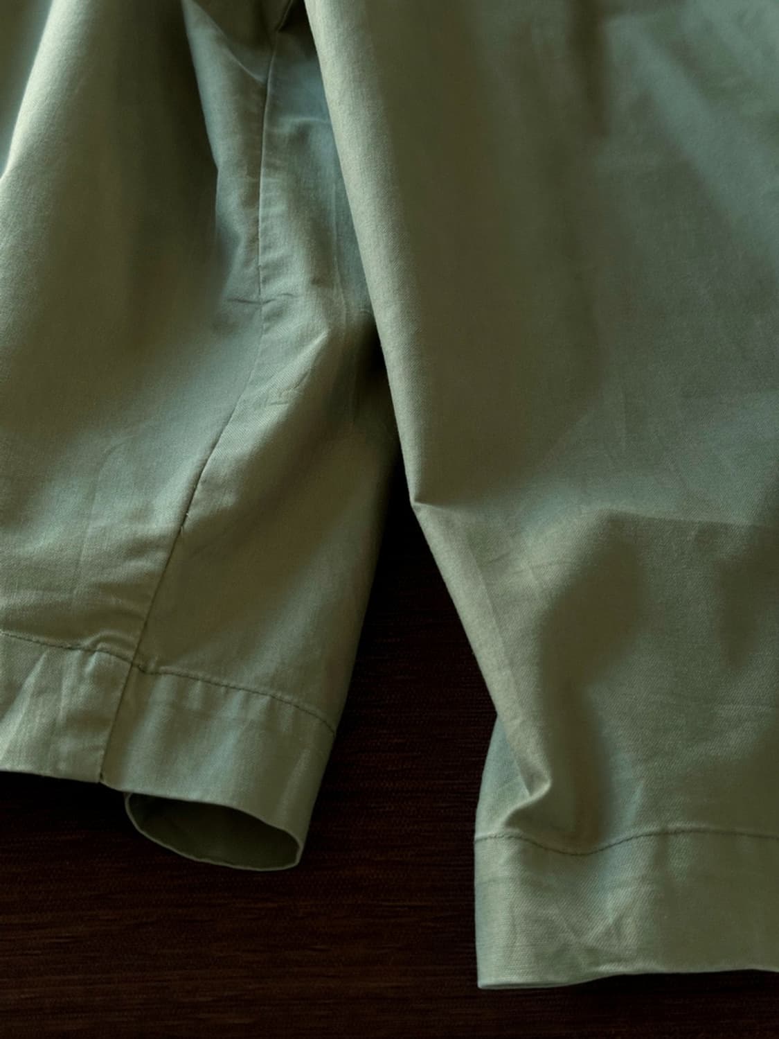 Banded 3/4 fake wrap detail gaucho pants 상품이미지3