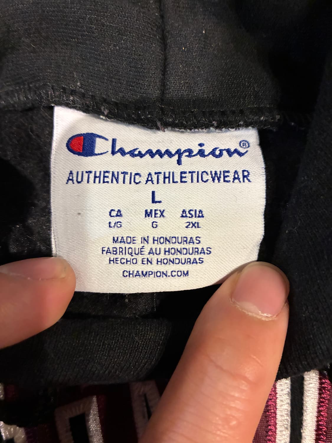 L) 챔피온 하버드 후드티 블랙 상품이미지3