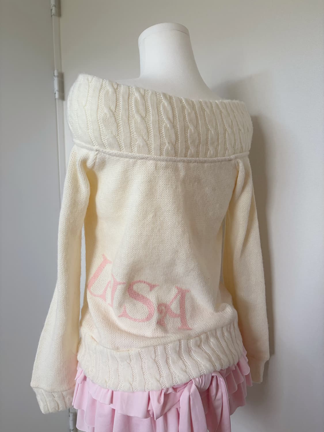 리즈리사 오프숄더 니트 (초레어템) 상품이미지3