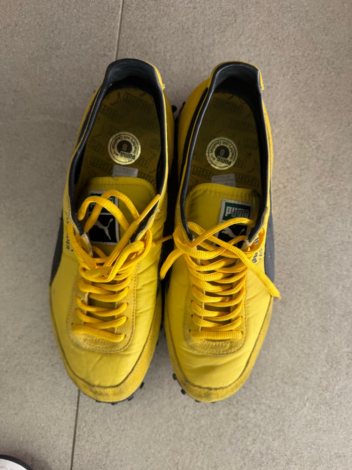 푸마 패스트 라이더 노란색 운동화 상품이미지1