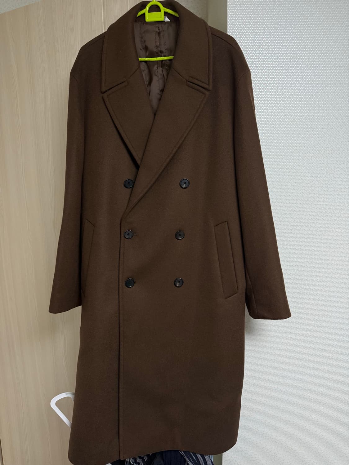 24/7 더블 코트 xl 갈색,네이비 상품이미지1