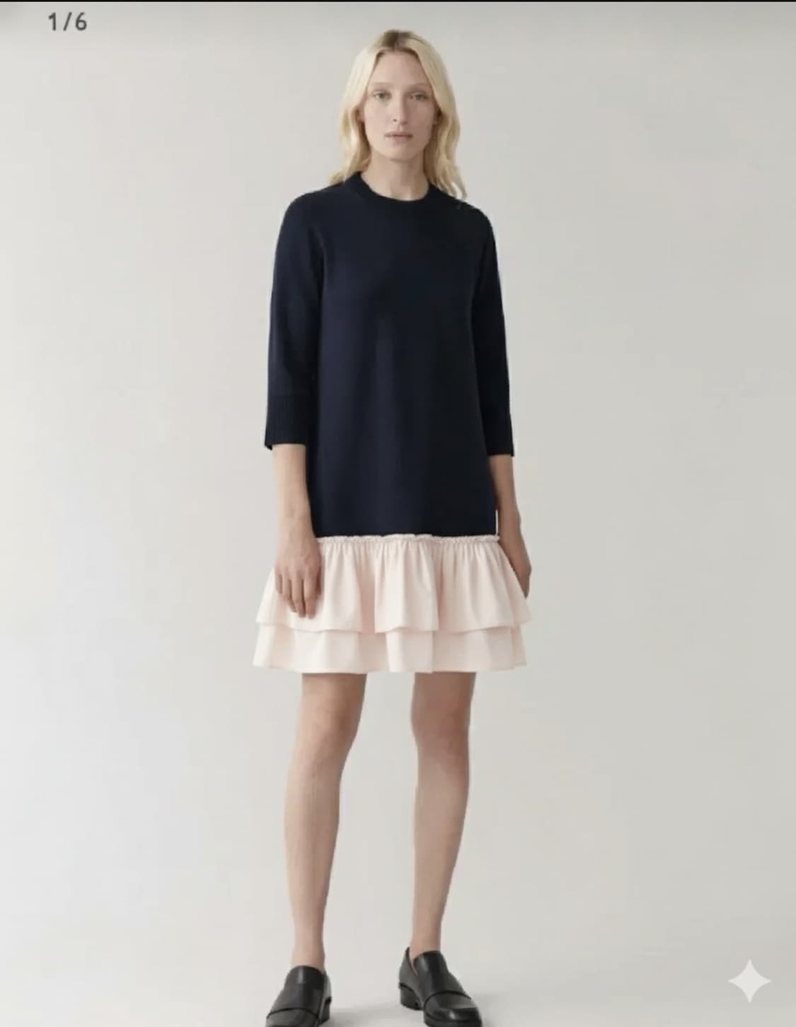 코스 COS 니트 프릴 원피스 사이즈 EUR M 상품이미지1