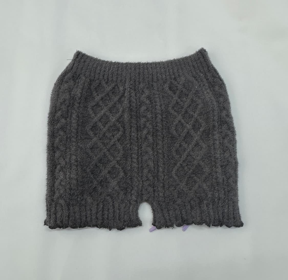 💜쿠로미 폭닥 아일렛 니트 숏 팬츠 💜 퍼플 오네갸루 히메갸루 속바지 상품이미지4