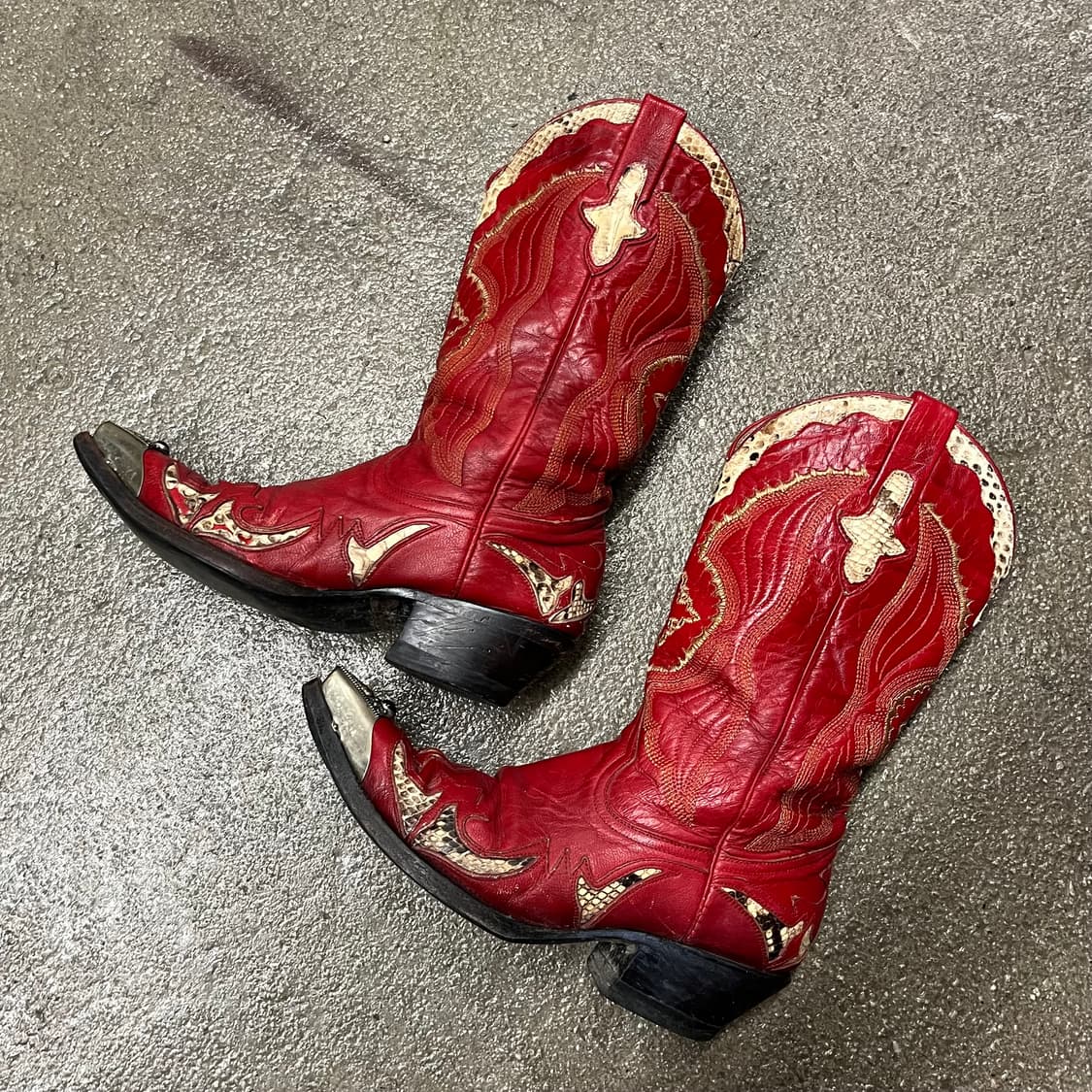 빈티지 메탈토 웨스턴 부츠 (235) 상품이미지3