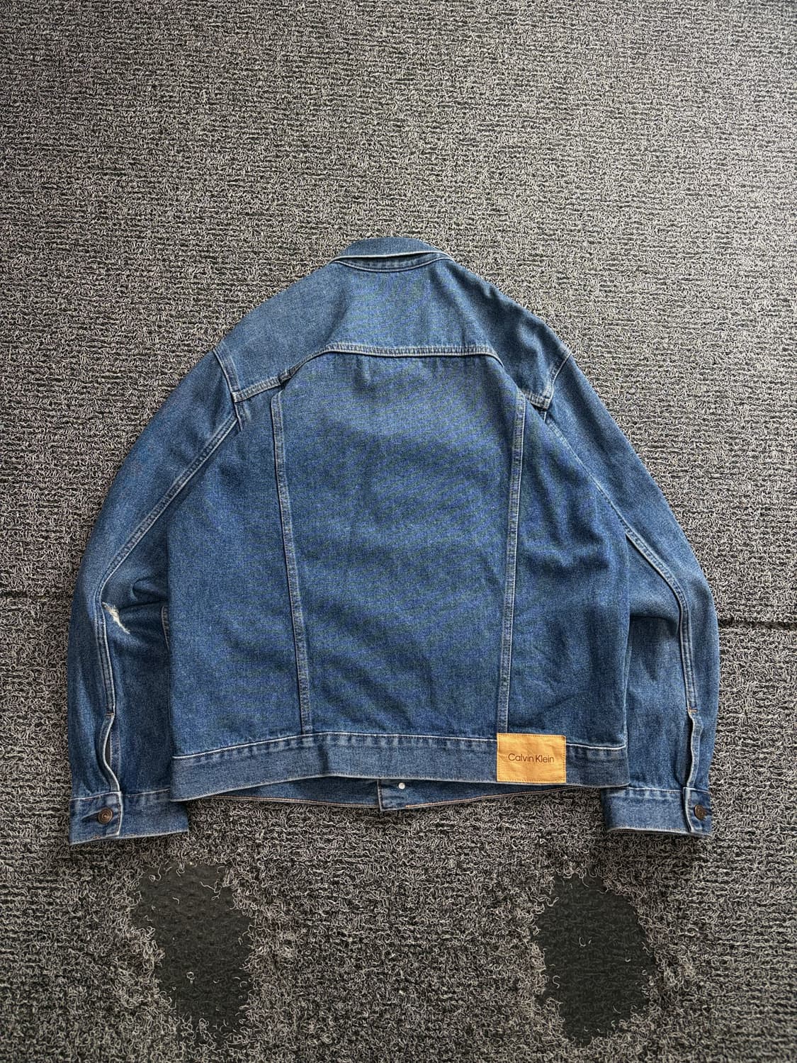 캘빈클라인 디스트로이드 데님 트러커 워크 자켓 3622 상품이미지4