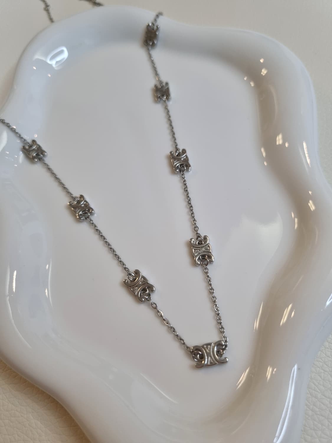 셀린느 트리오페 은장 목걸이 업사이클링 상품이미지1