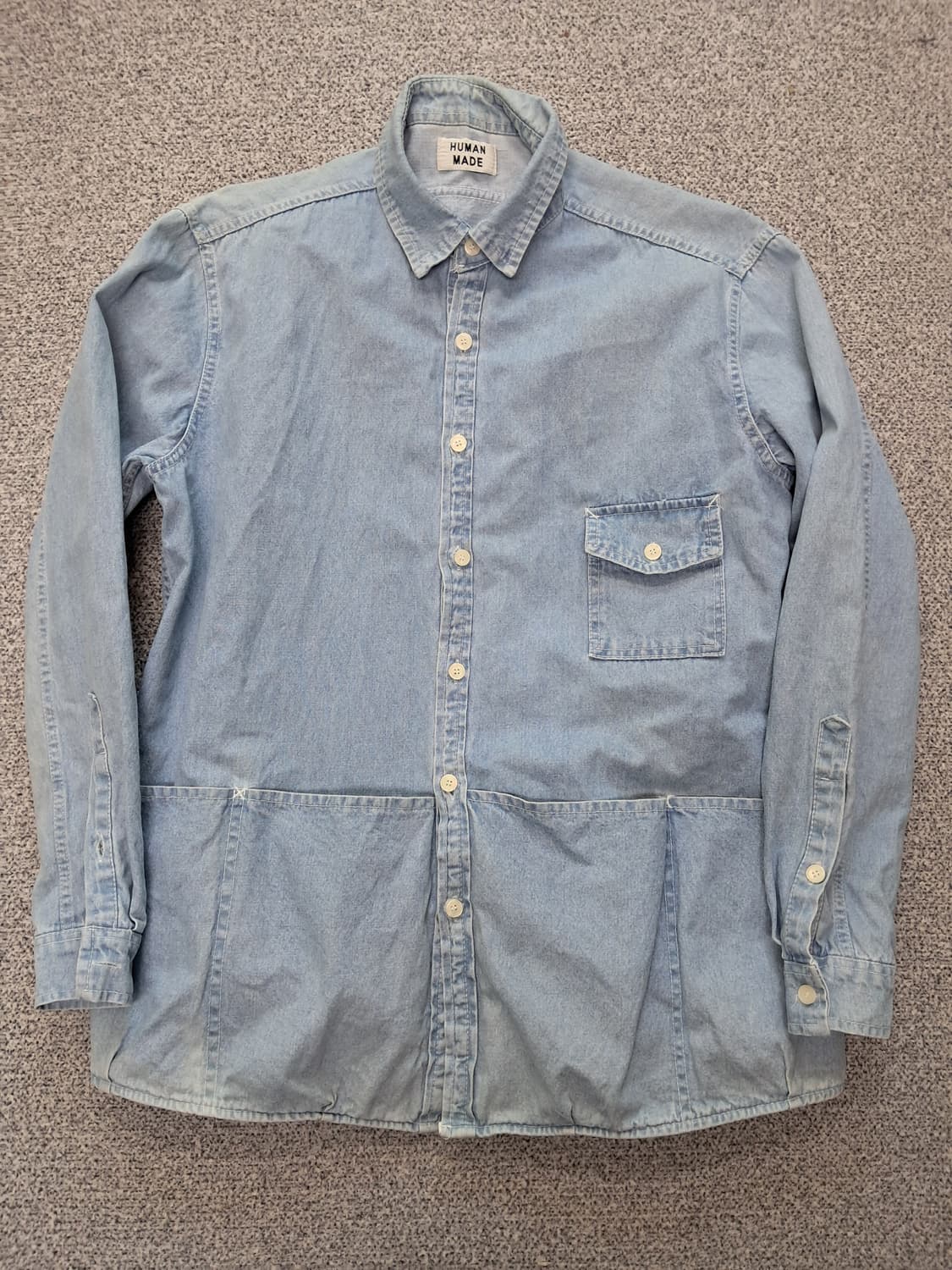 휴먼메이드 데님셔츠자켓 상품이미지1