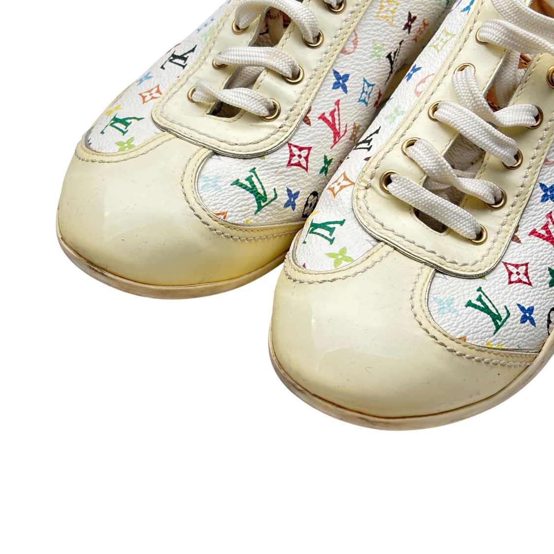 루이비통 36.5 멀티 화이트 스니커즈 상품이미지4