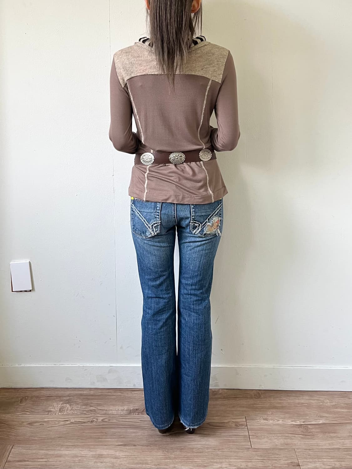 vtg 웨스턴 가죽 벨트 상품이미지9