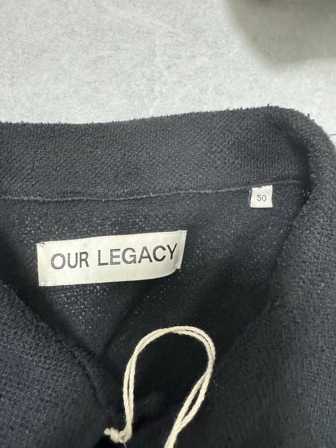 아워레가시 our legacy 블랙 셔츠 50 오라리 코모리 나이스네스 상품이미지5