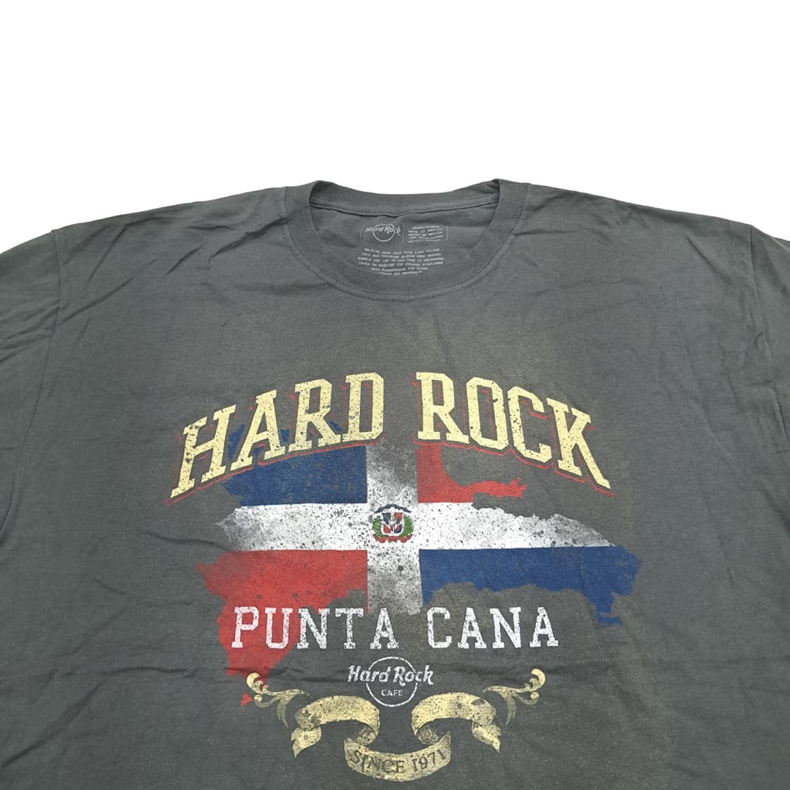 Co642 L 하드락 카페 PUNTA CANA 다크그레이 반팔 티셔츠 상품이미지2
