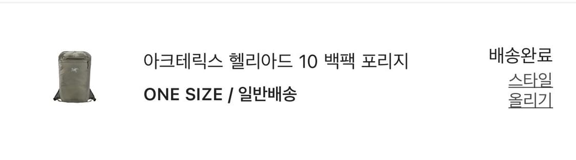 아크테릭스 헬리아드 10 백팩 포리지 상품이미지3