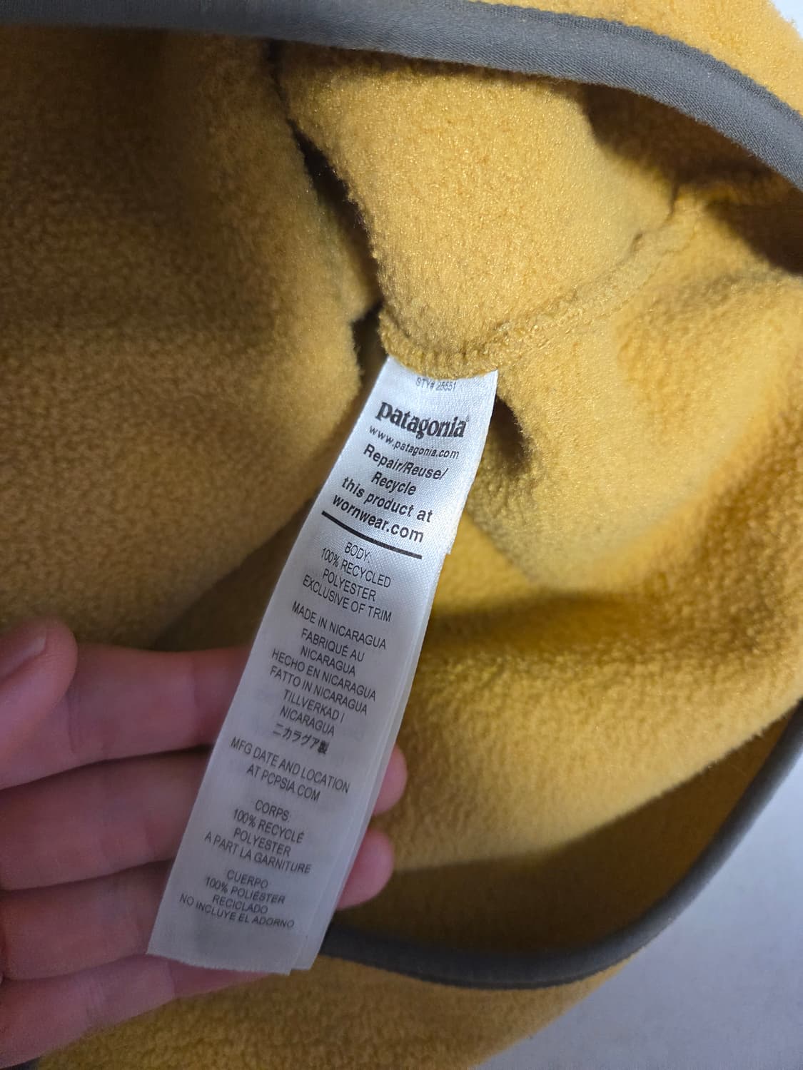 파타고니아 신칠라 m 겨자(백화점 제품) 상품이미지3