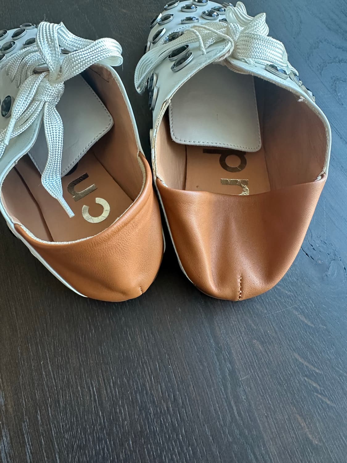 아크네 스튜디오 mika stone 스터드 스니커즈 36 (1회착용) 상품이미지4