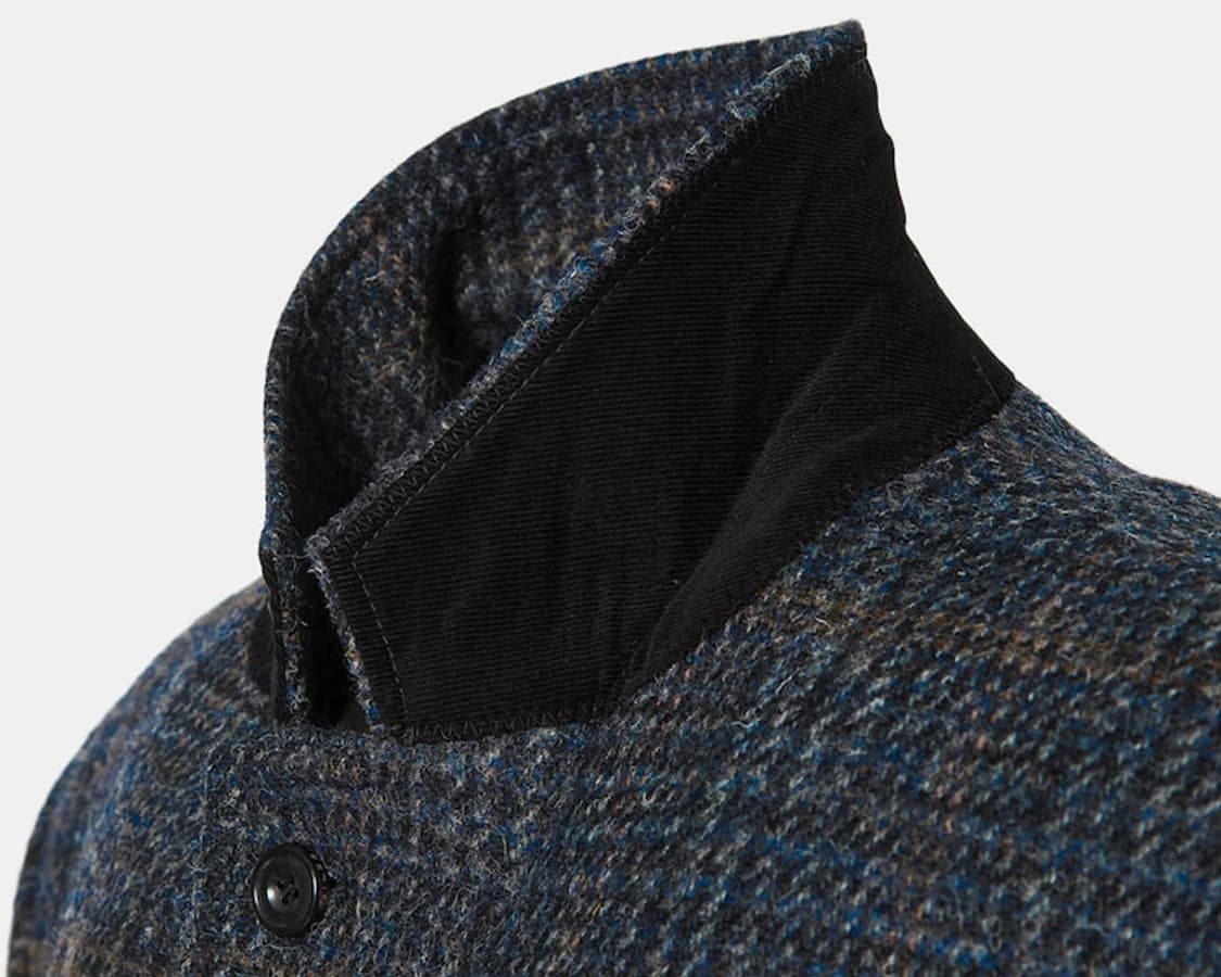 (새상품)빈폴 네이비 해리스트위드 싱글체스터 코트 105 상품이미지3