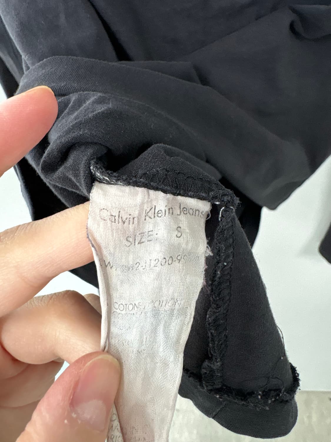 캘빈클라인 y2k 롱슬리브 티셔츠 와투케 상품이미지6