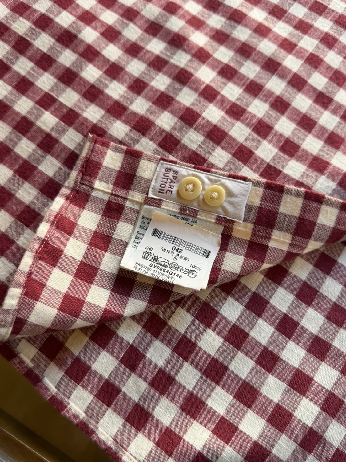 글랜셔츠 깅엄체크 셔츠 100 상품이미지9