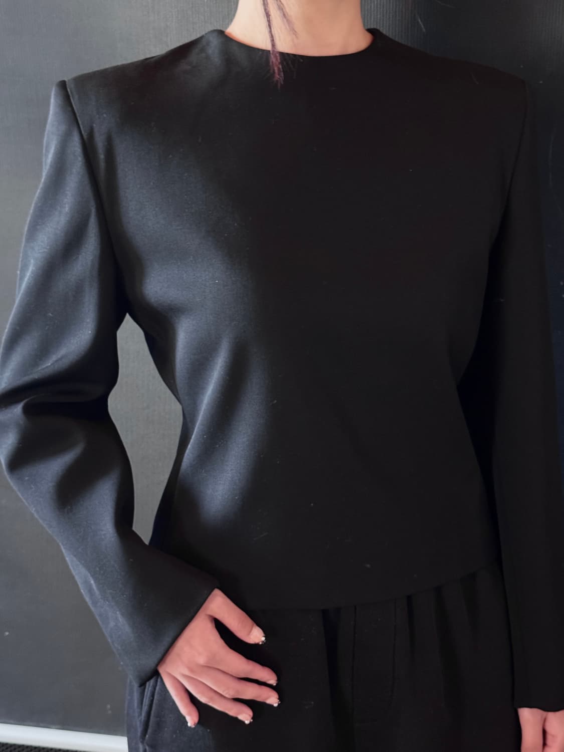 80s 아르마니 백버튼 테일러드 자켓 상품이미지3