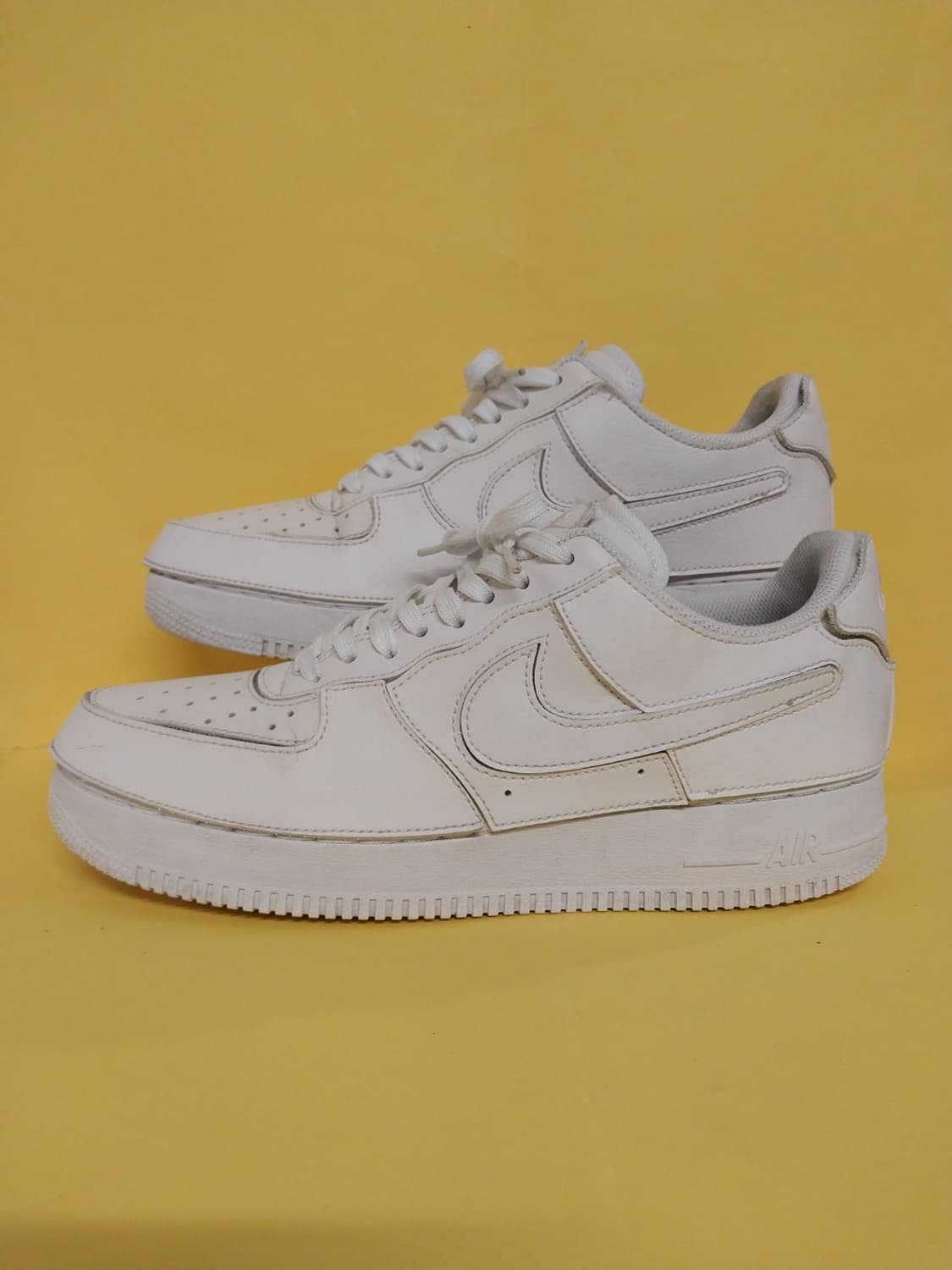 남성 나이키 에어포스1 로우 1/1 스티치 커스텀 운동화 (270) 상품이미지1