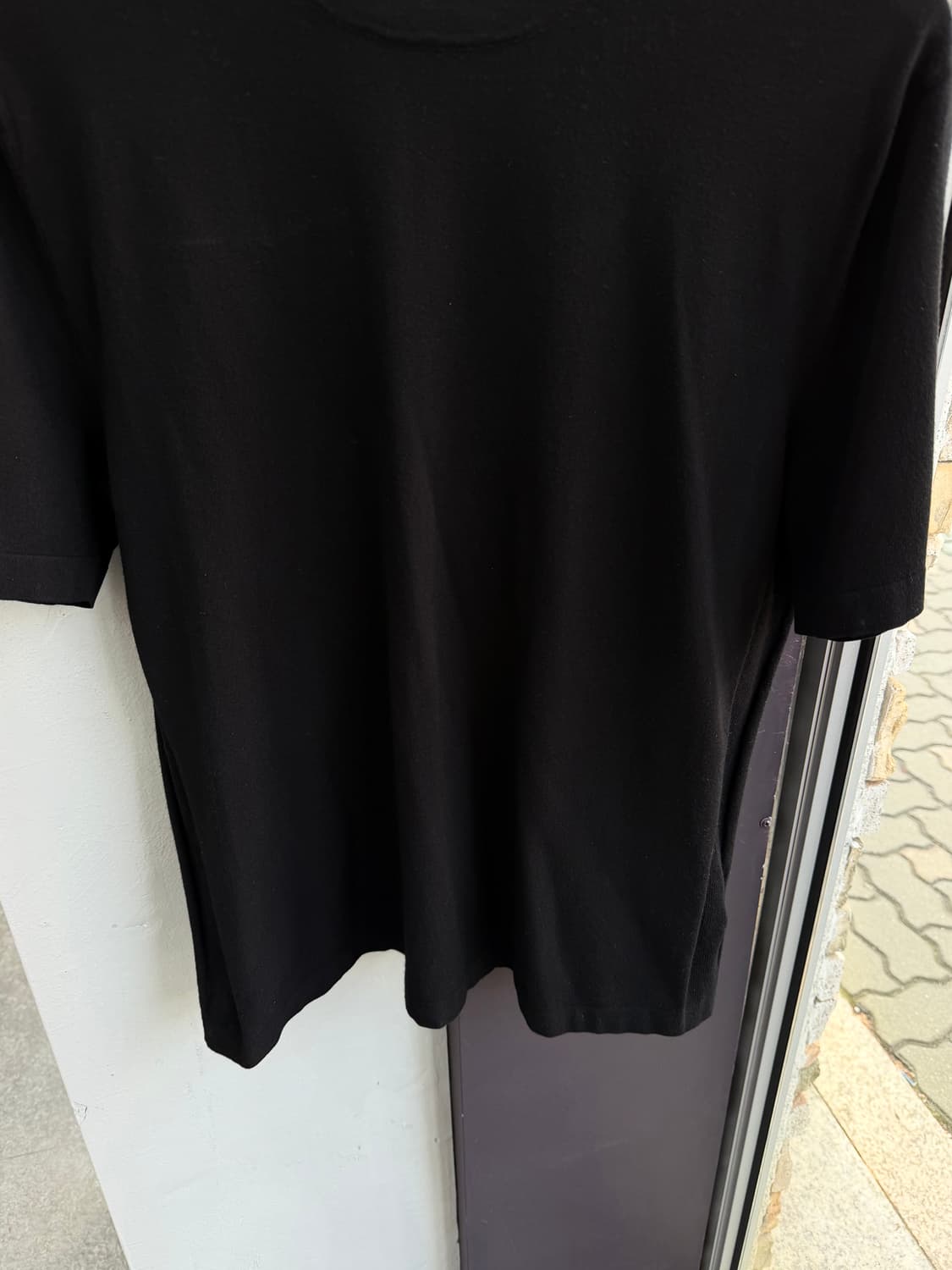 100/ 타임옴므 21FW 레이온 니트 반팔 상품이미지4