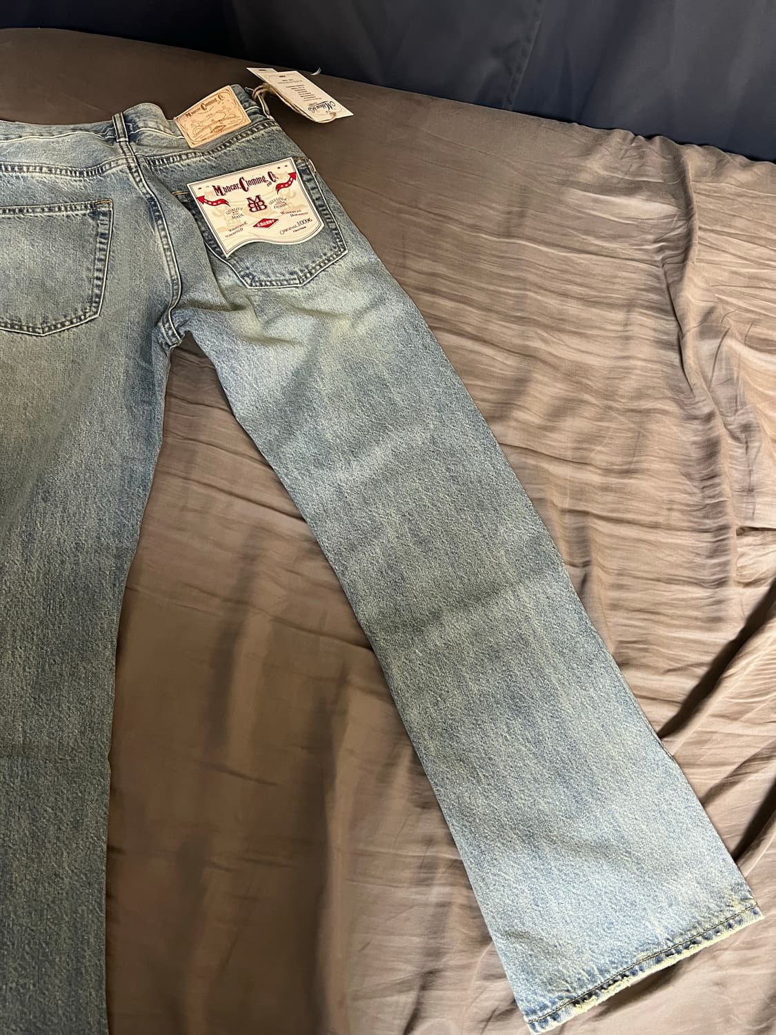 MBBCAR 세미부츠컷 연청데님 28 새제품 상품이미지3