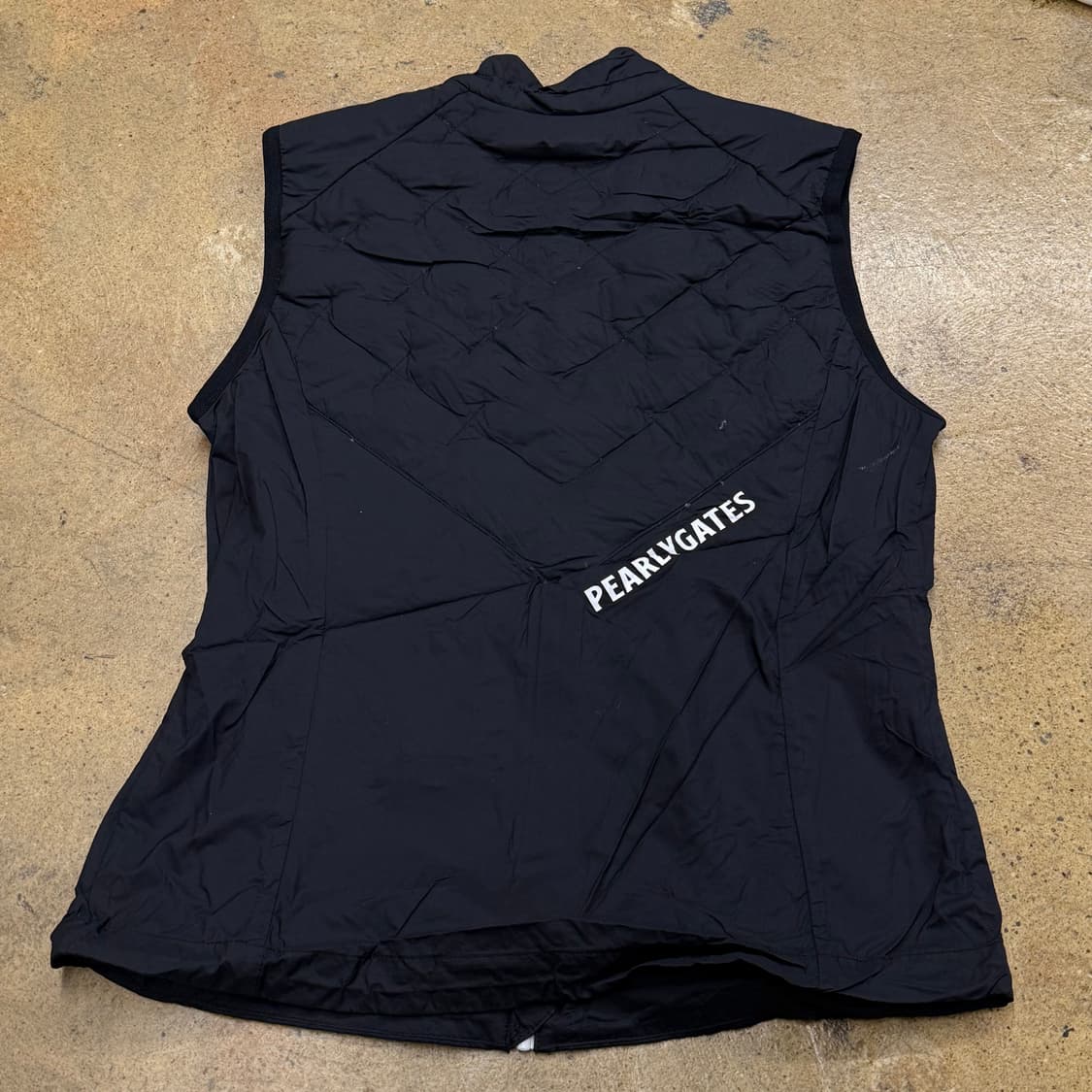 [정품/1] PEARLY GATES 퀼팅 조끼 블랙 b16 상품이미지3