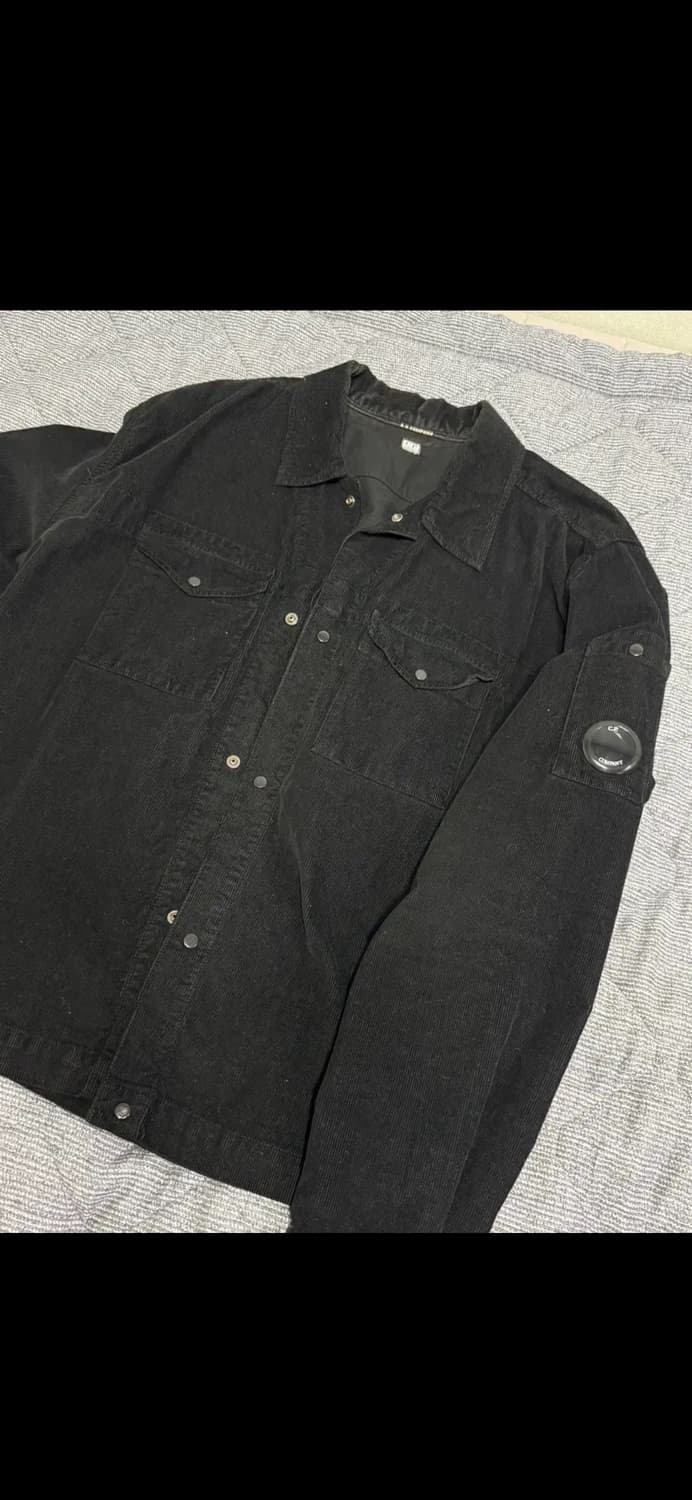 CP컴퍼니 블랙 코듀로이 셔츠 자켓 상품이미지2