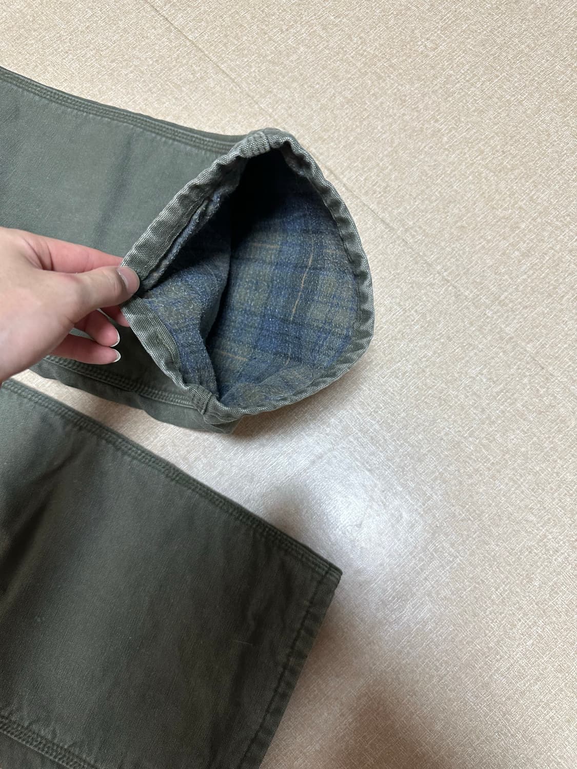 00년도 미제 모스그린 칼하트 카펜터 상품이미지5