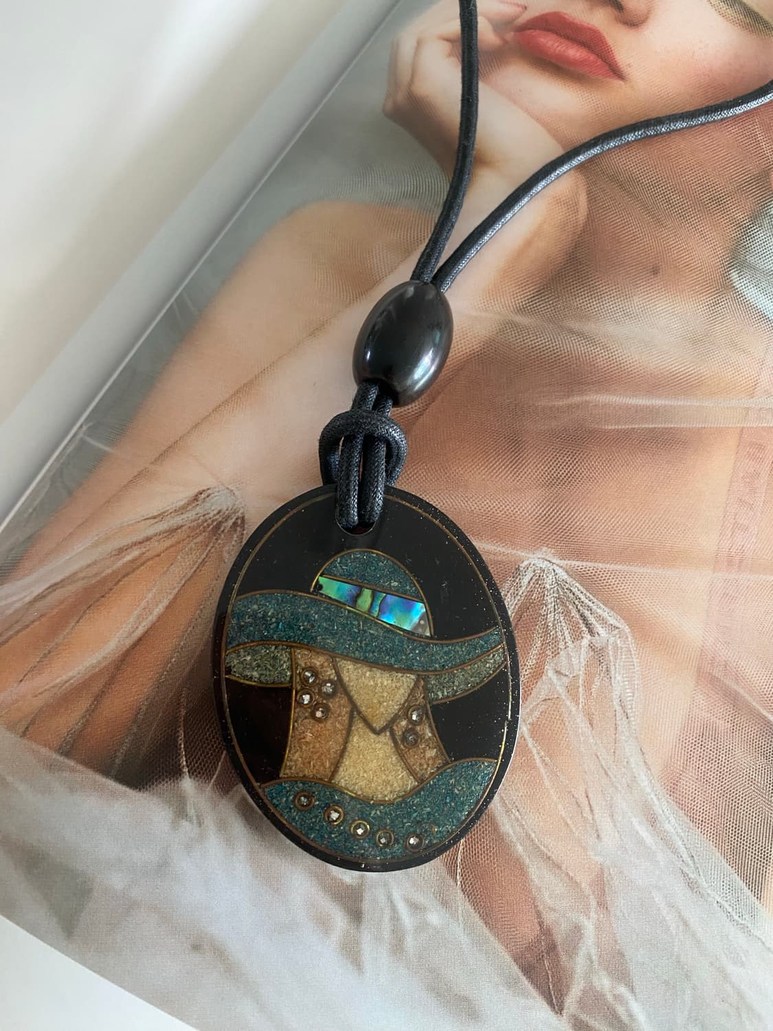 빈티지 아트 팬던트 네크리스 상품이미지2