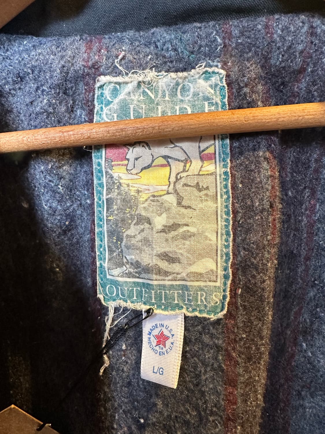 90s 웨스턴 아즈텍 컨버스 붐버 자켓 made in usa 상품이미지9