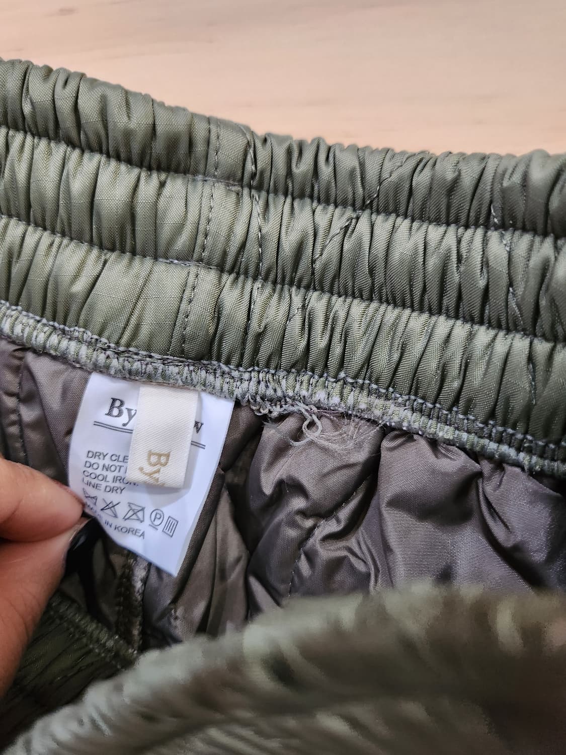 625) by flow 패딩 반바지 상품이미지5