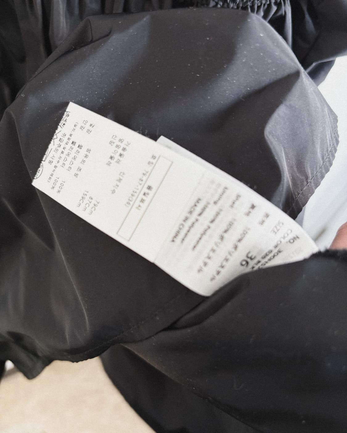 enfold 엔폴드 나일론 플리츠 플레어핏 자켓 상품이미지7