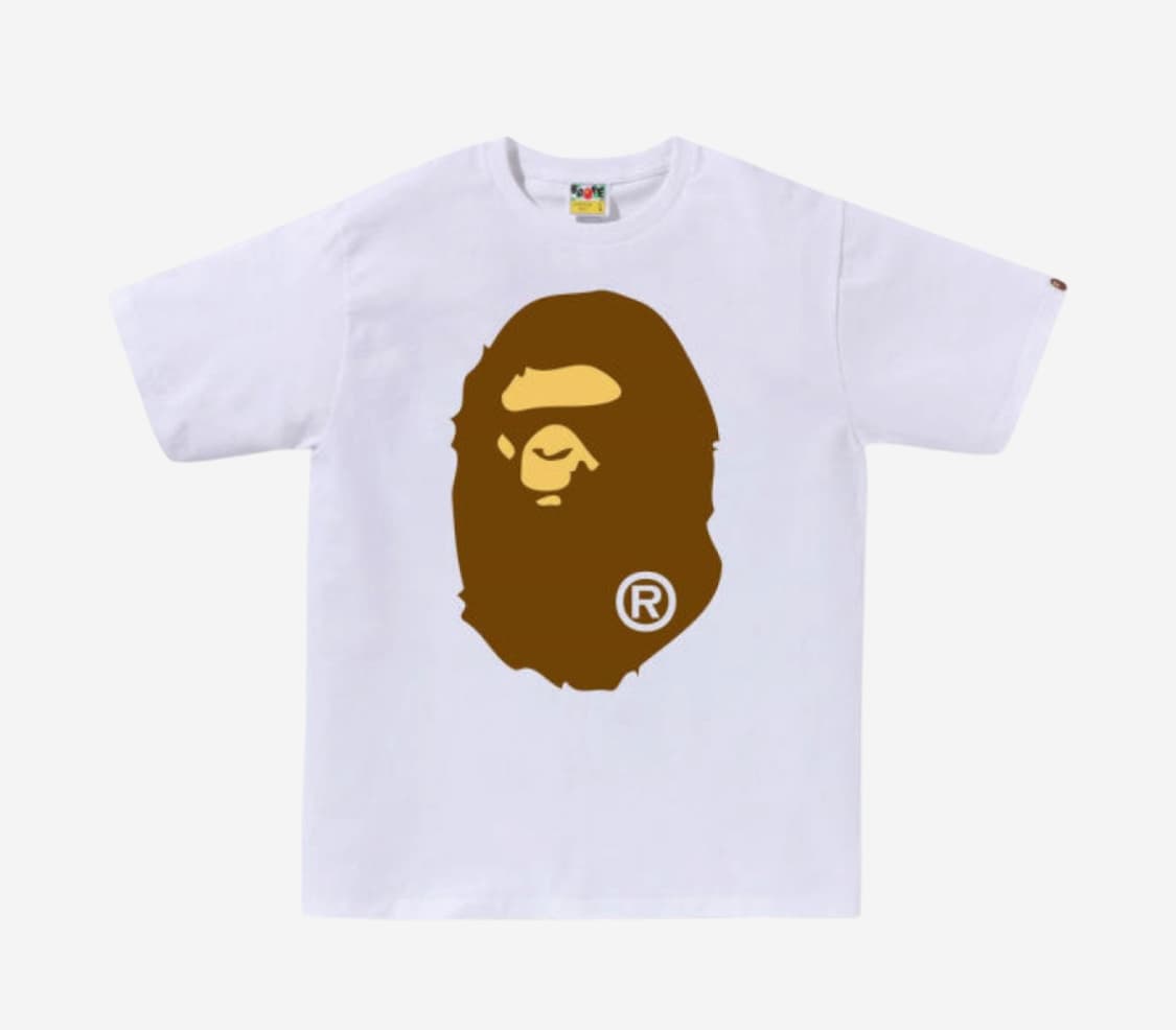 베이프 빅에이프 헤드 반팔 티셔츠 L 상품이미지1