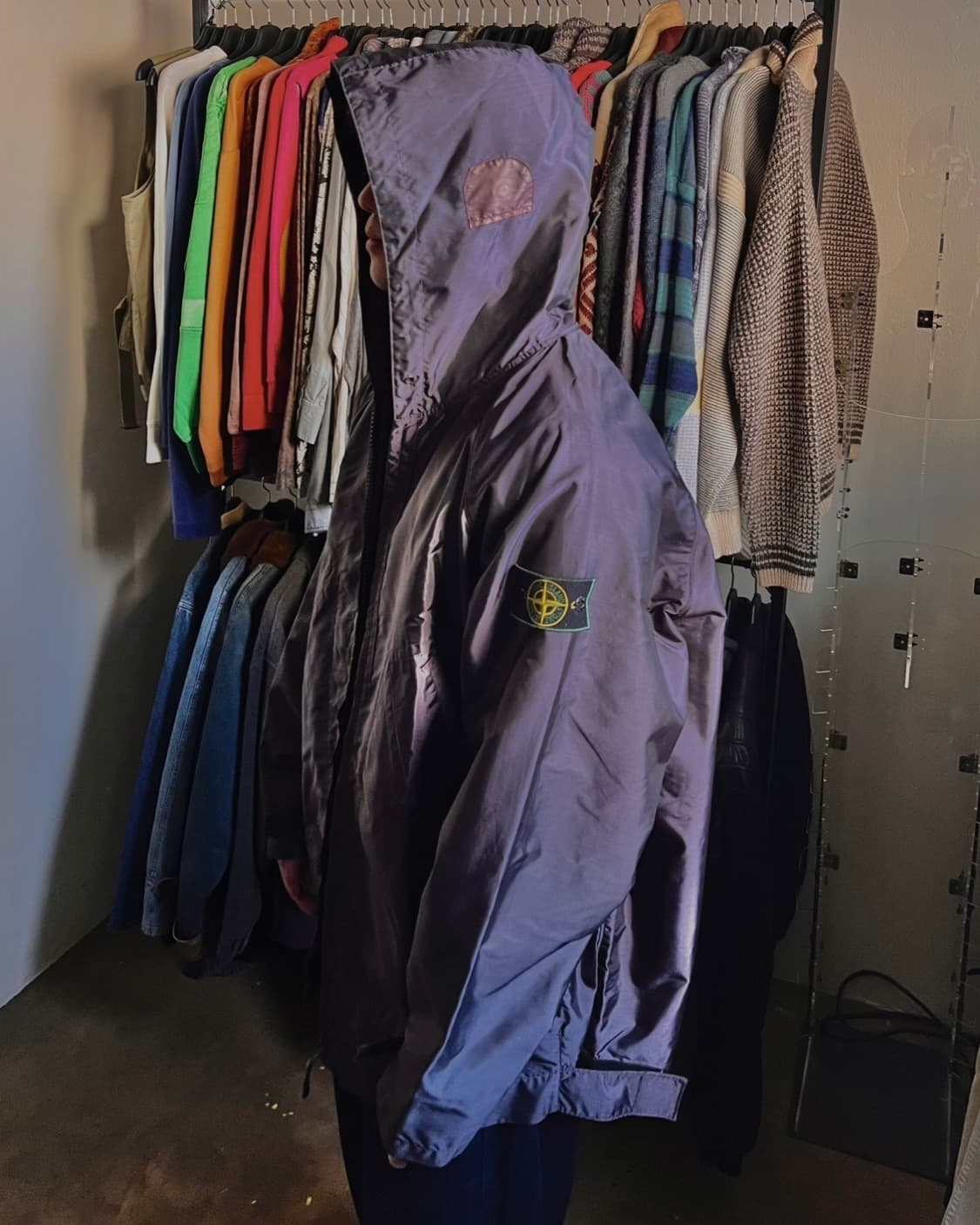 96AW 스톤아일랜드 포뮬라 스틸 레인 자켓 바람막이 90s 아카이브 상품이미지2