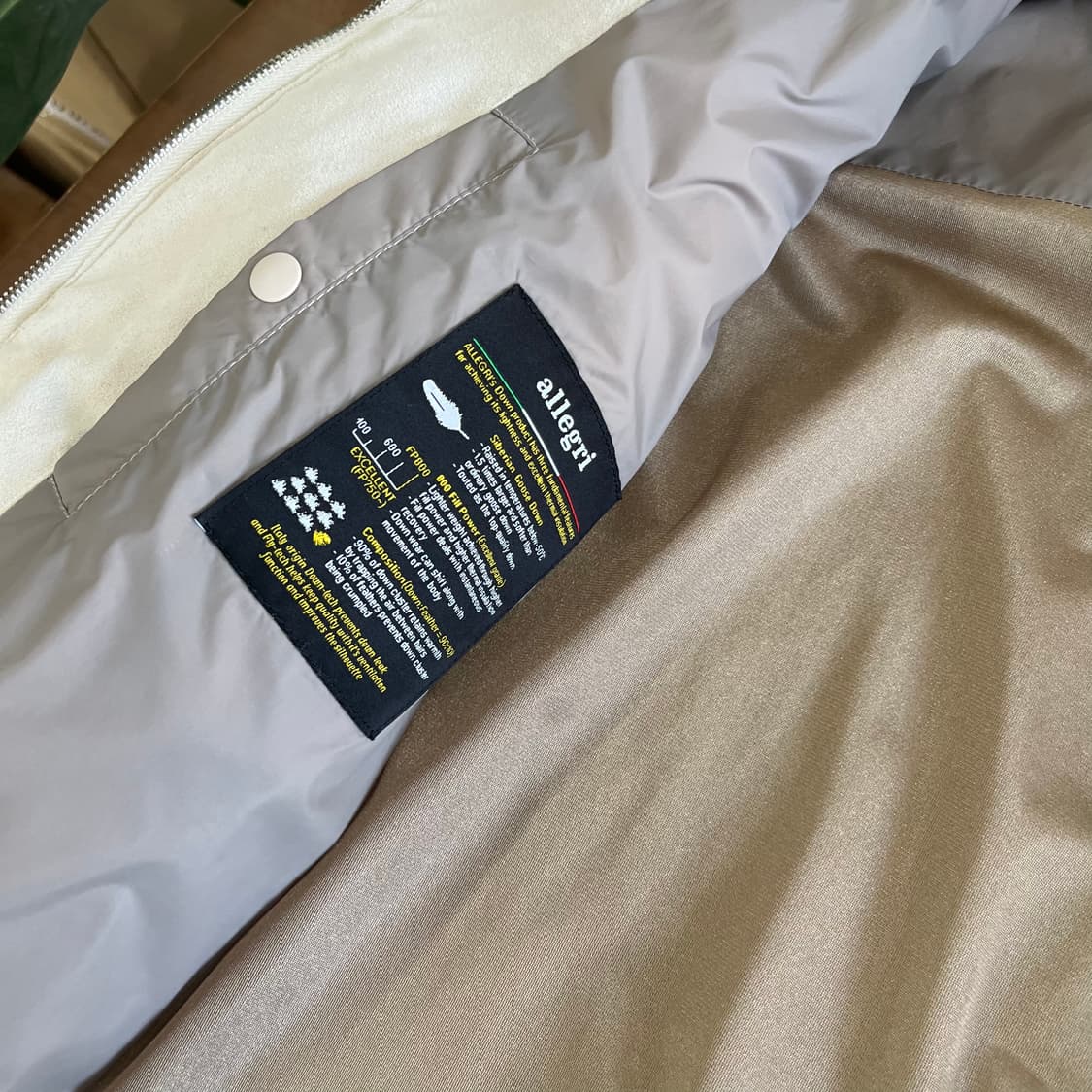 알레그리 구스다운 니트 패딩 점퍼 54 상품이미지8