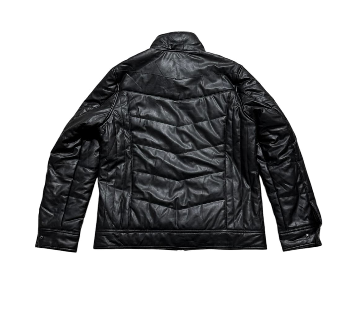 루이 샤브론 페이크 레더 다운 자켓 상품이미지2