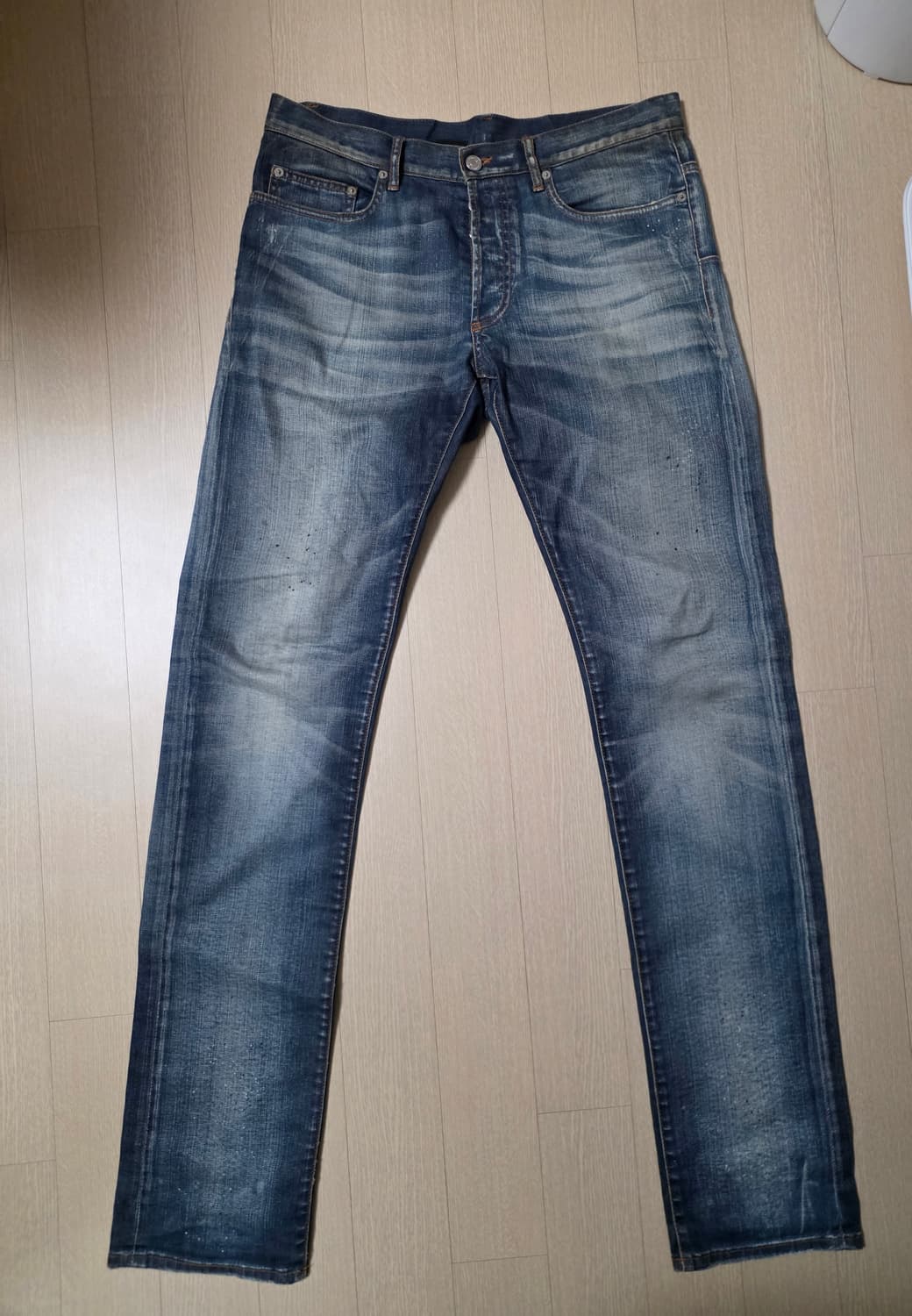 [32] 디올옴므 08SS 언더마이카 레페진 레드페인트진 상품이미지1