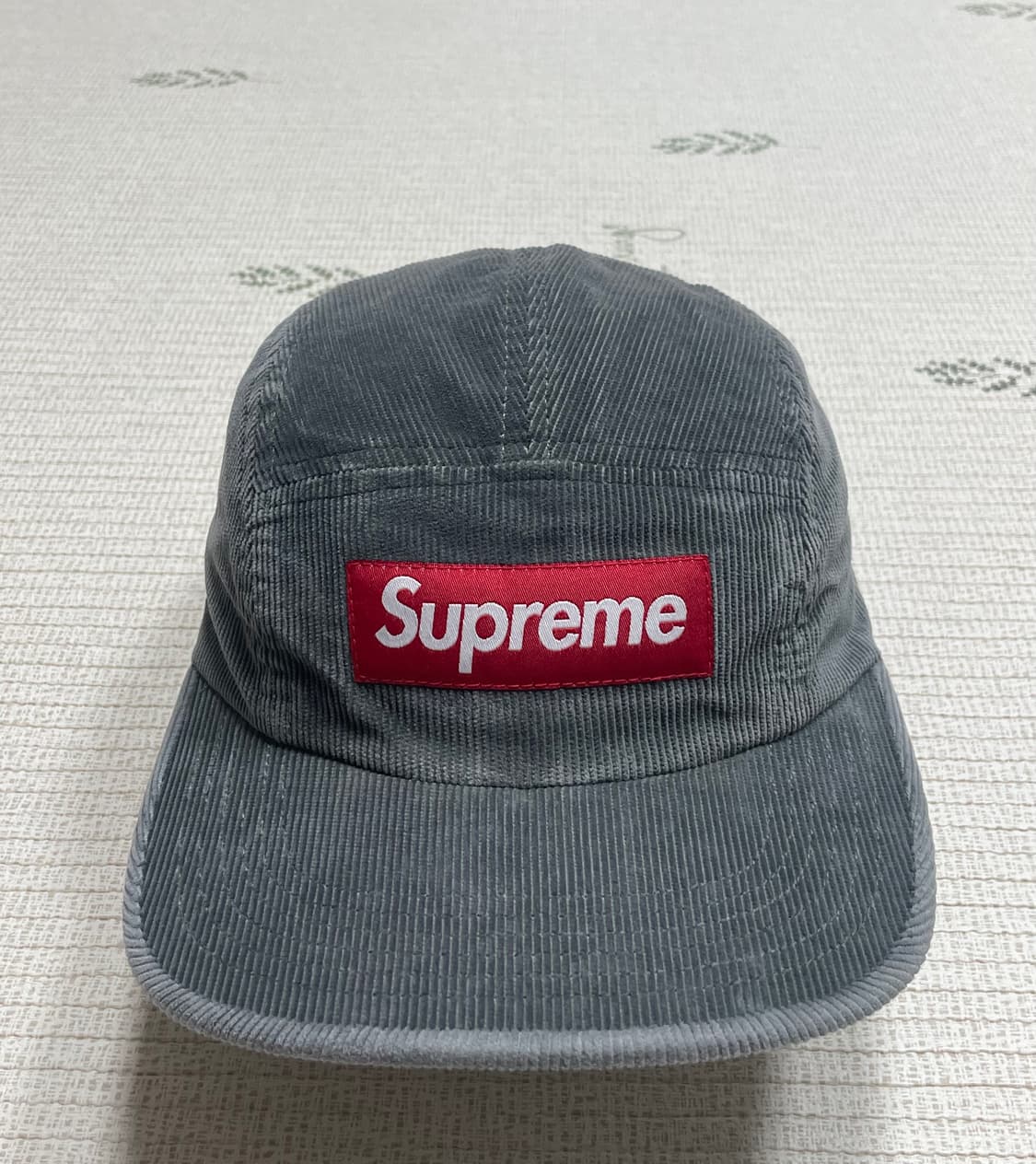 23fw 슈프림 코듀로이 캠프캡 그레이 상품이미지1