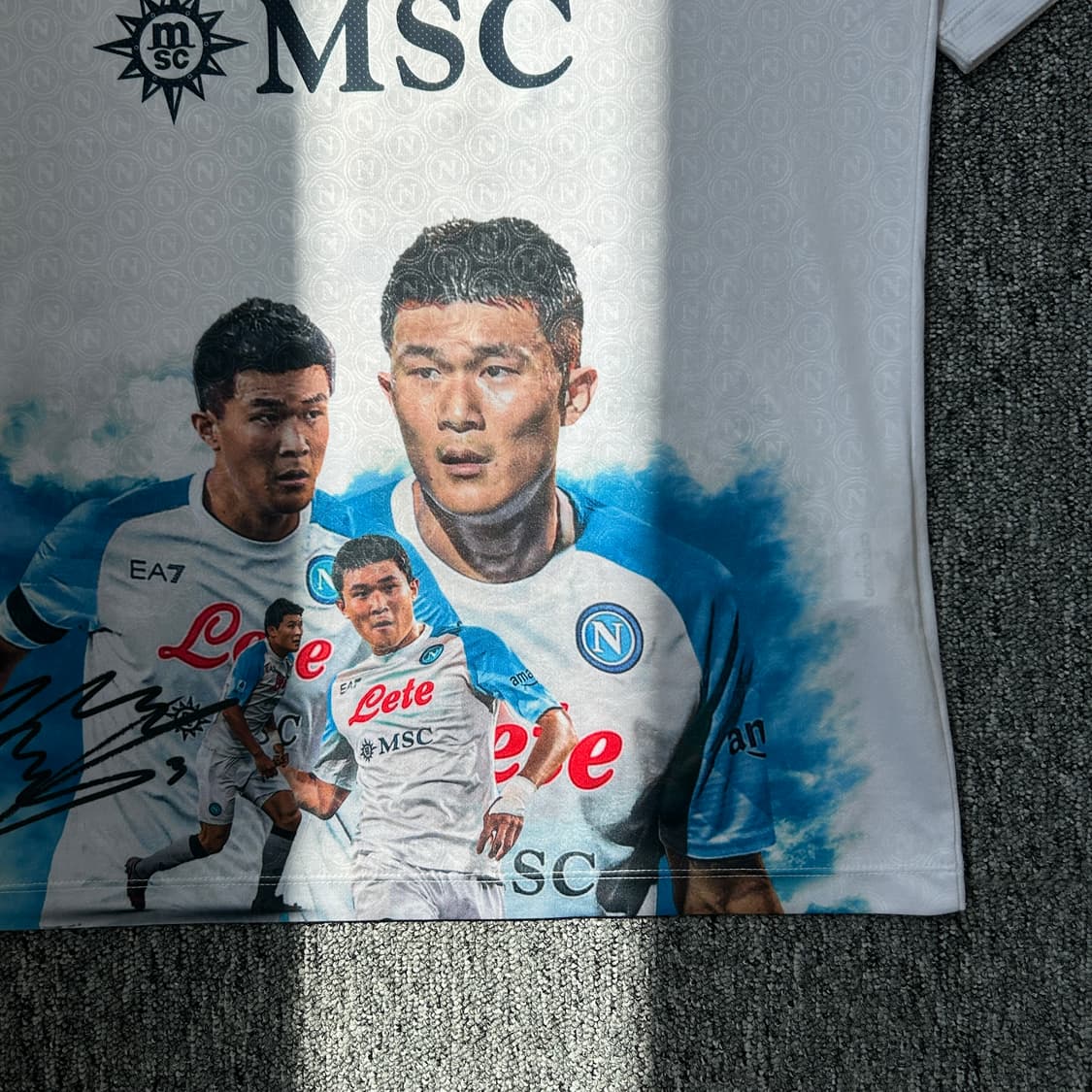 EA7 22-23 김민재 나폴리 페이스 게임 우승 기념 유니폼 상품이미지4