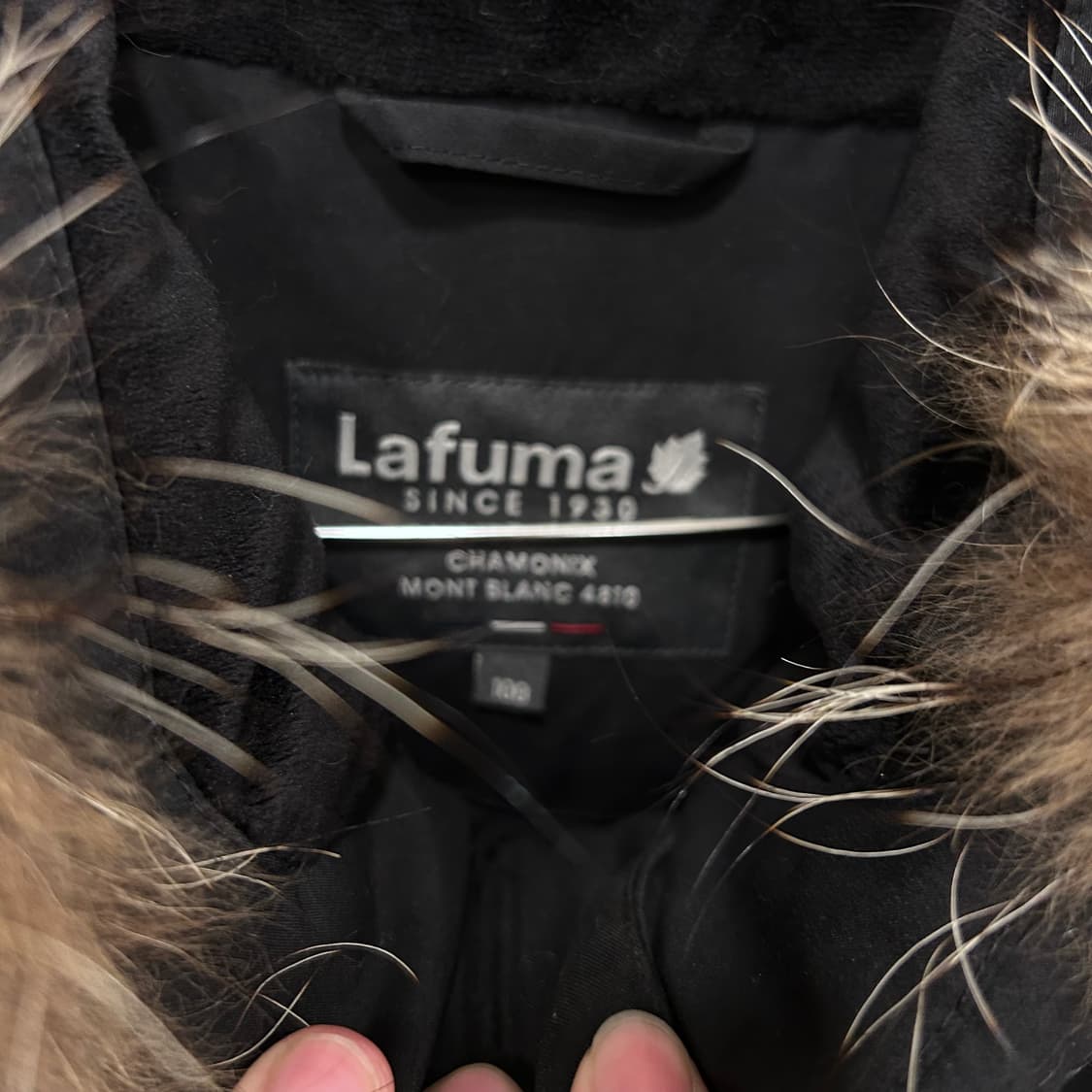 라푸마 덕다운 너구리털 후드 패딩 자켓 상품이미지3