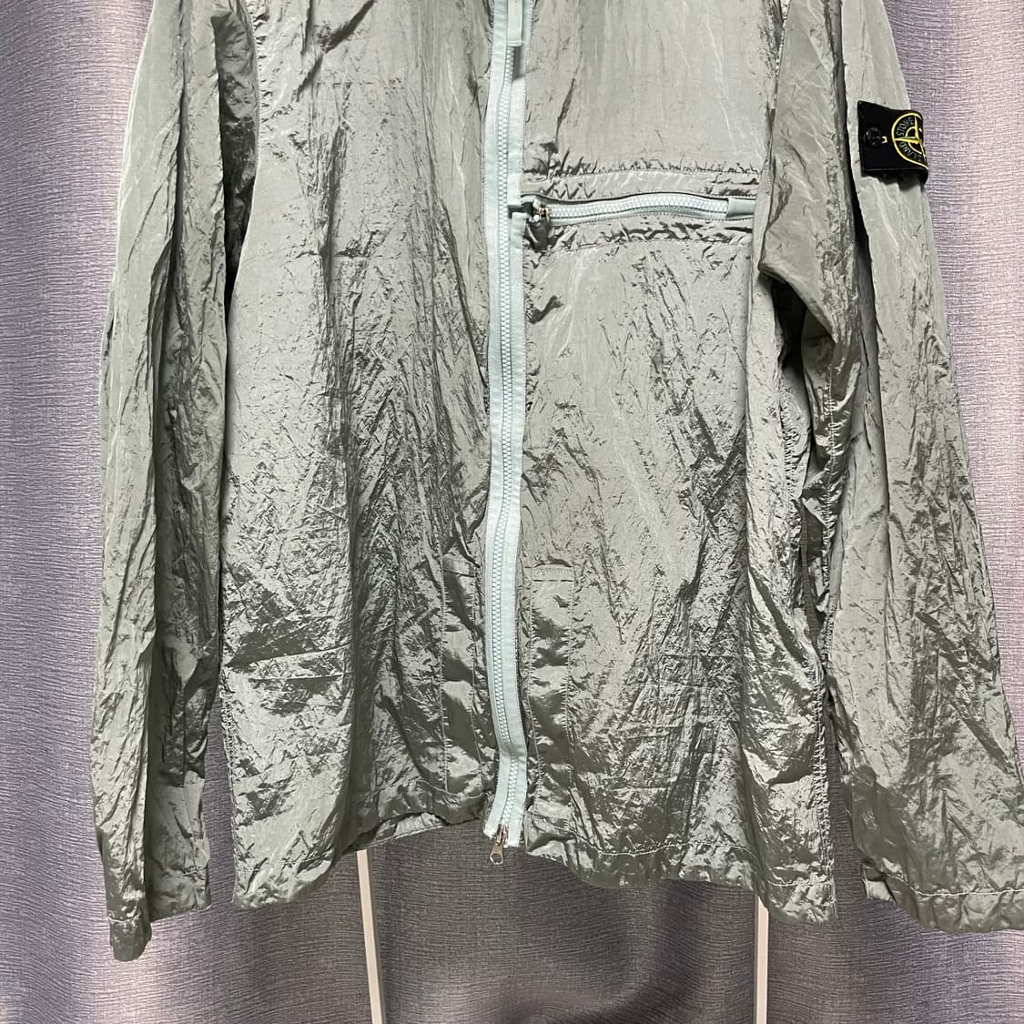 스톤아일랜드 나일론메탈 오버셔츠 자켓 xxl 상품이미지4