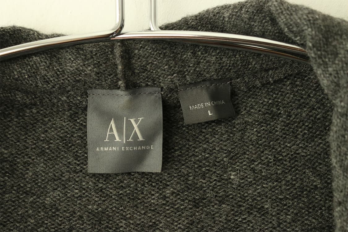 아르마니 익스체인지 사선 후드 집업 상품이미지9