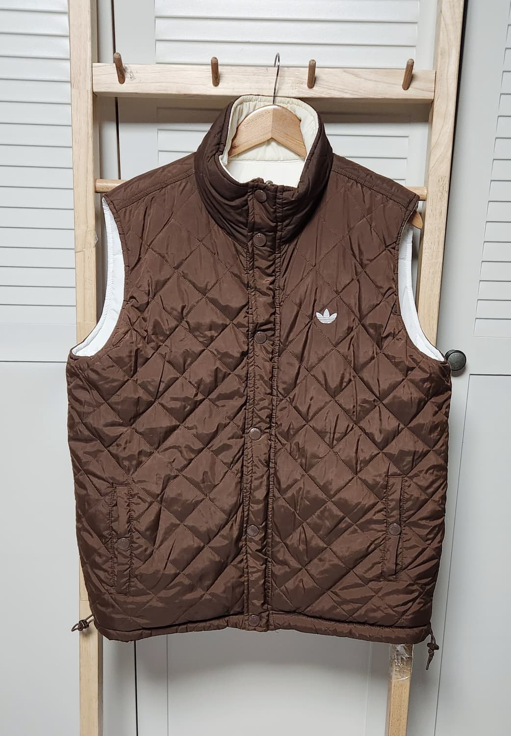 아디다스 브라운 양면 리버시블 베스트 조끼 패딩 자켓 상품이미지3