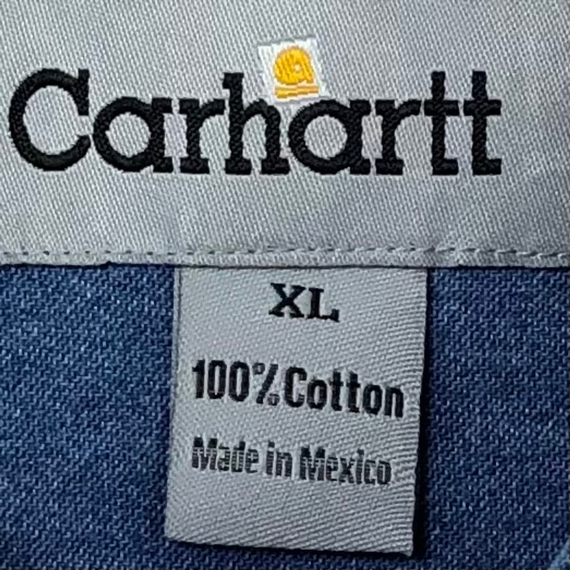 Xxl 칼하트 데님 셔츠 상품이미지3