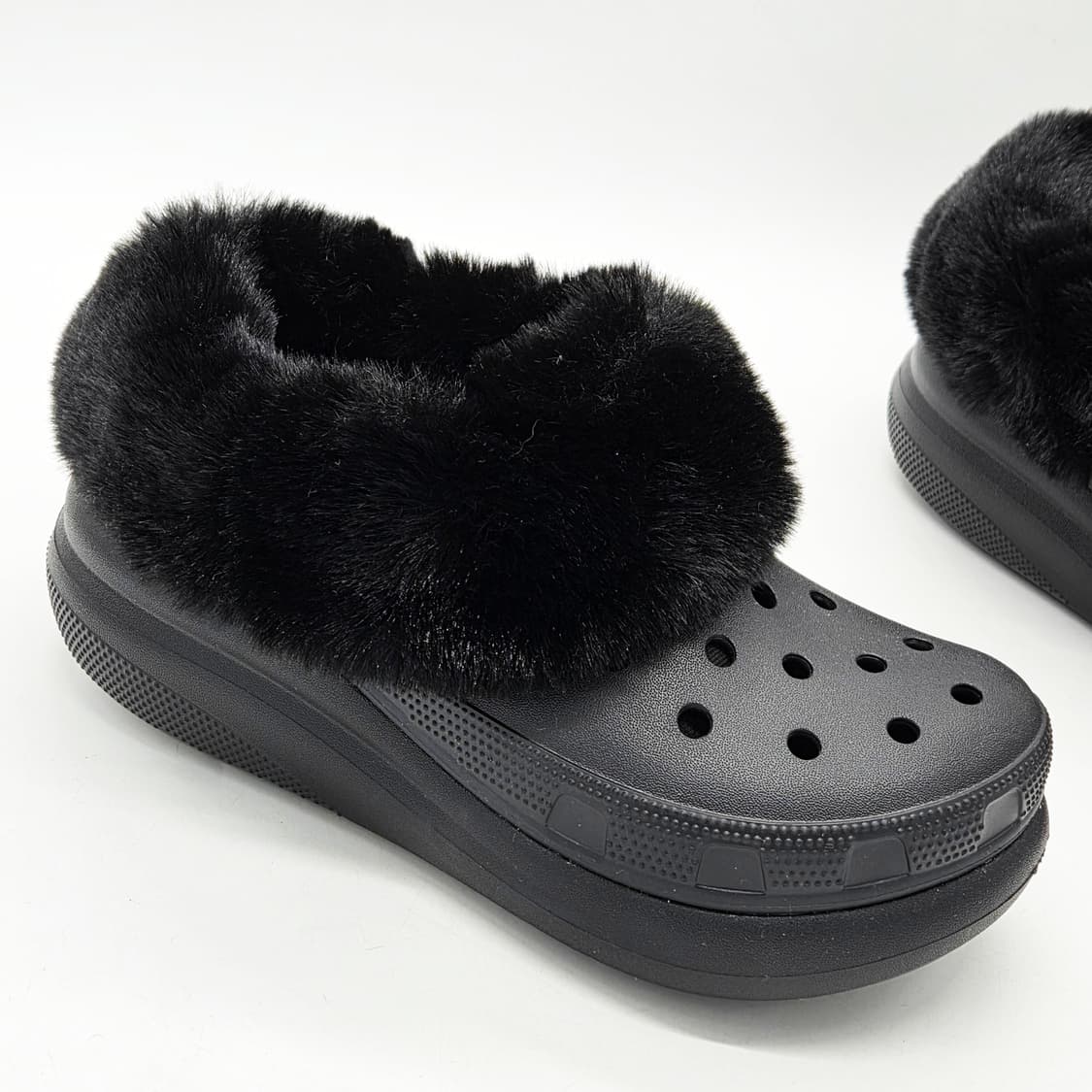 크록스 퍼에버 크러쉬 블랙 (M4 W6) 상품이미지5