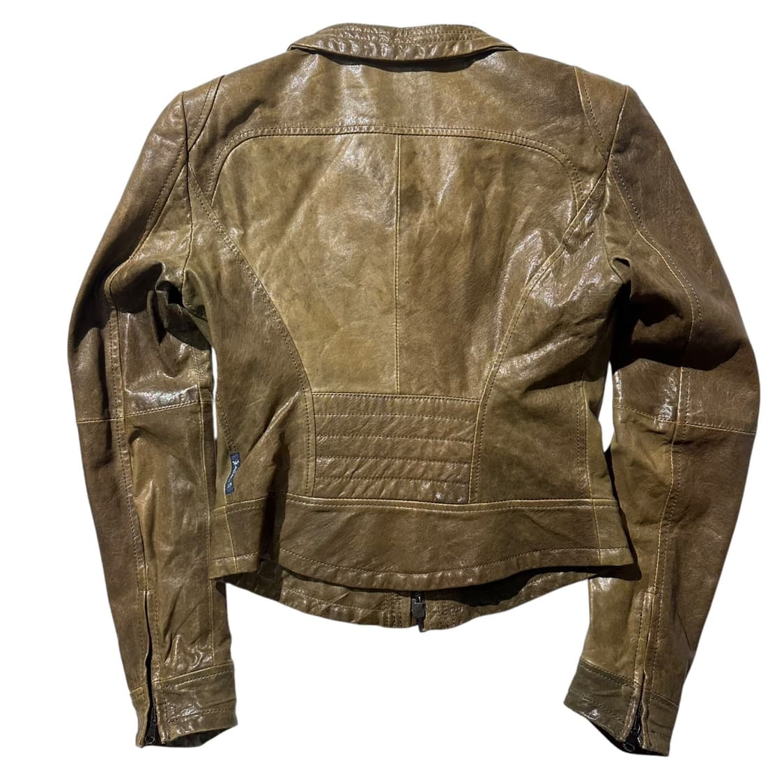 (매장판) 아르마니 진스 램스킨 투웨이 레더 자켓 상품이미지3